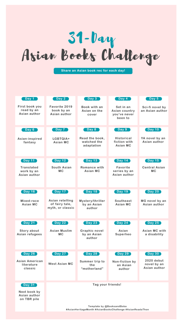 reading challenge 31-day VERTICAL